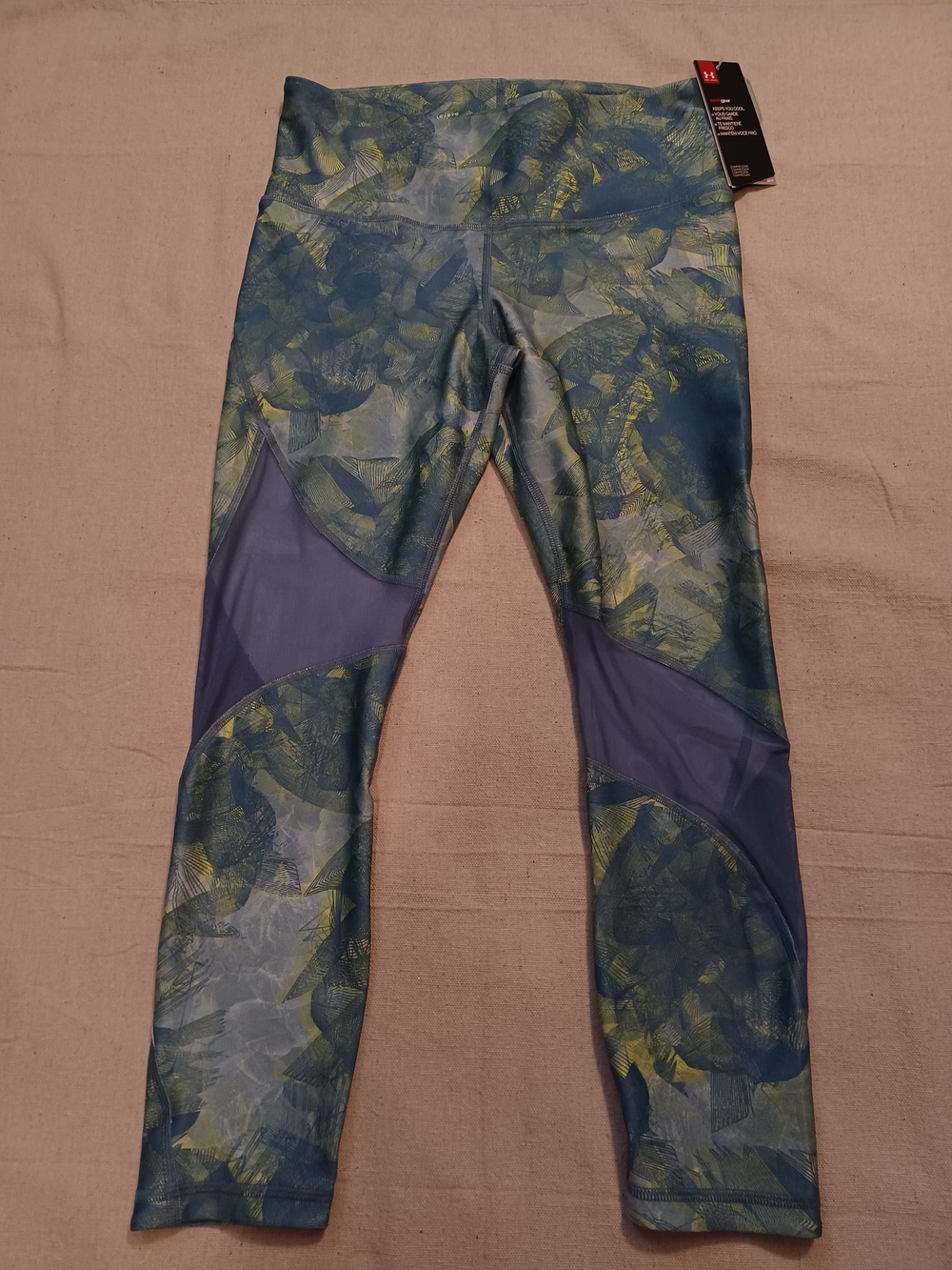 NWT Under Armour Ankle Cropped Compression Leggings Women's Size Large
